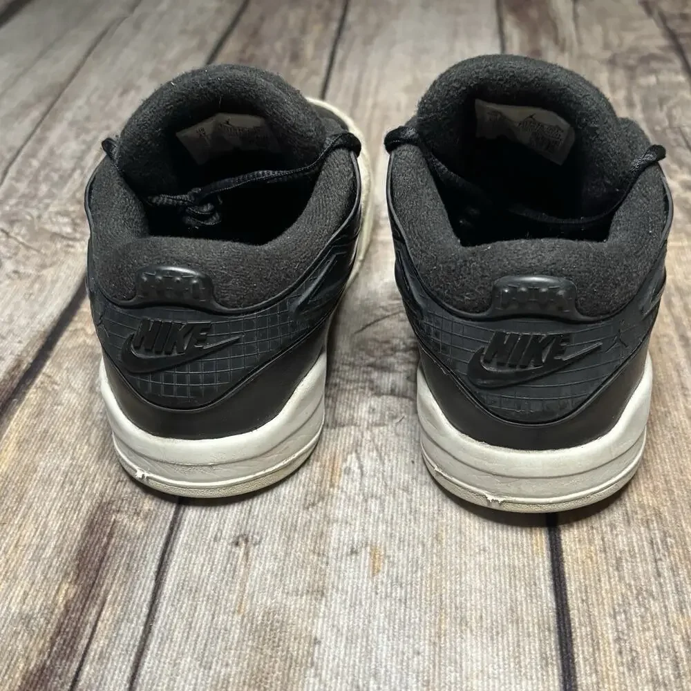 Jordan 4 RM Black Light Bone GS Boys Size 2Y - FQ7936-001